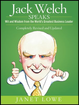 cover image of Jack Welch Speaks